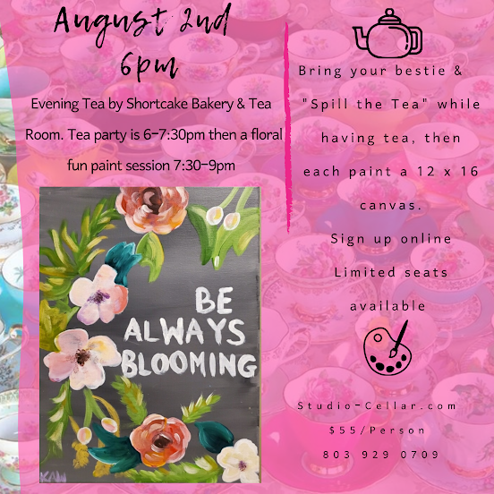 Tea and Paint Party 6pm